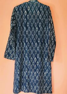 Men's Indigo Long Kurta