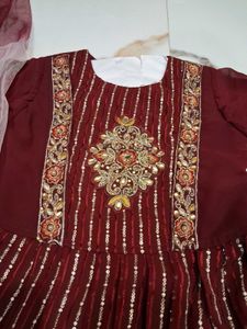 Elegant Girls' Ethnic Sharara Suit
