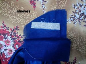 Embroidered Blue Anarkali Kurta