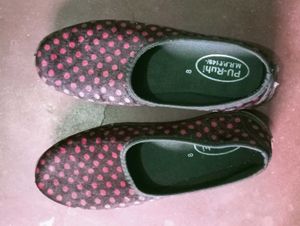 (pack of 3)Cute Polka Dot &amp; Patterned Flats