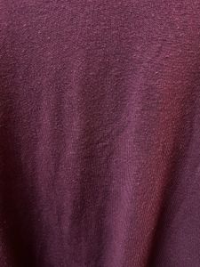 Burgundy V-Neck Wrap Top with Lace Detail