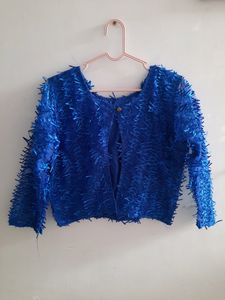 Tiedye Full Lengh Gown With Matching Jacket