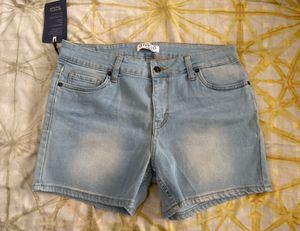Light Wash Denim Shorts
