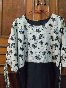 Elegant Floral Print Kurta