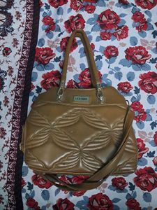 Stylish Brown Leather Handbag