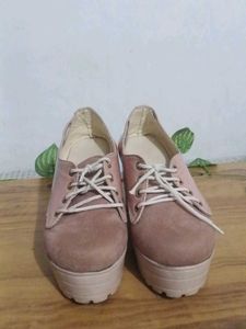 Chic Pink Platform Lace-Up Heels