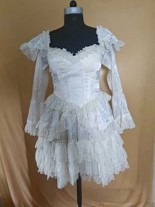 Elegant Off-Shoulder Ruffled Lace Dress