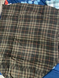 Olive With Dark Green Color Men Shirt
