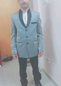 Price Drop Alert 🎉😎👍 Black&amp;White Blazer+Shirt