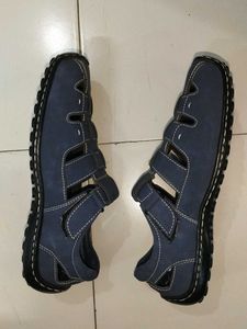 Blue Men's Fisherman Sandals