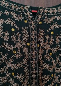 Elegant Embroidered Anarkali kurti