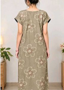 Comfortable Floral Nightgown