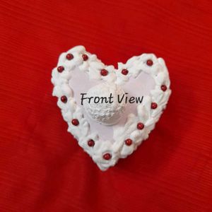 Heart-Shaped cake Trinket Box