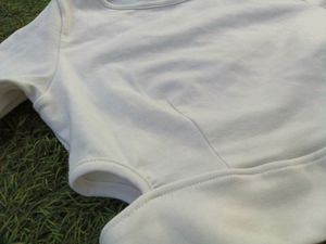 White Side Cut Crop Top