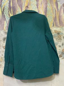Classic Teal Button-Up Shirt