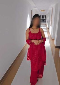 Red Embroidered Kurta Set