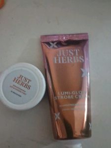 Just Herbs Lumi-Glow Strobe Cream &amp; Lip Balm