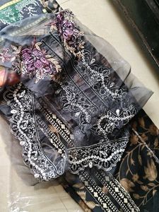 Patchwork unstitched cotton dress materi