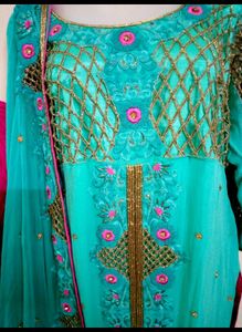 3Set Kurta Heavy Dupatta With Pant Type Plazo😍✅