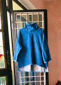 Very Beautiful Denim High' Low Kurti
