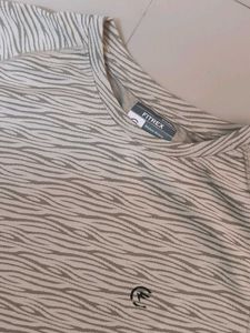 Fitrex Men’s Khaki Printed T-Shirt