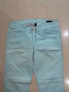 Light Blue Skinny Fit Pants
