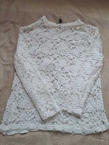 White Lace Top or mesh to