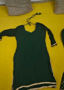 Elegant Green Gharara Suit Set