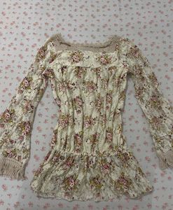 Bohemian Floral Lace Blouse
