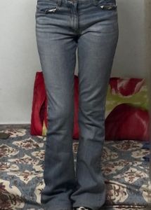 Women's Blue Flared Jeans