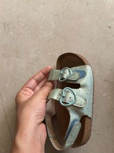Sparkly Two-Strap Sandals