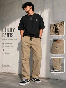 Men's Tan Utility Pants