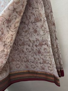 Elegant Floral Print Saree