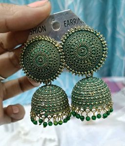 Traditional Indian Jhumka Earrings