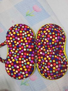 Vibrant Polka Dot Travel Bra Organizer