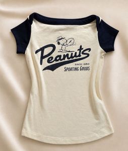 Peanuts Snoopy Fitted T-Shirt