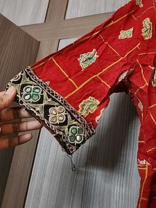 Red Festive Kurta