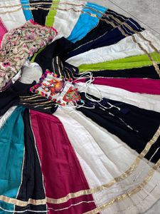 Bohemian Patchwork Lehenga Skirt Set