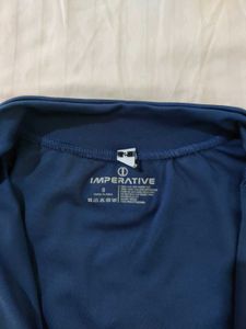 Blue Zip-Up Track Jacket