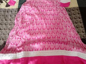Stylish Pink Printed Kurta