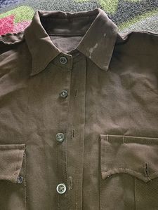 Police Vardi Shirt Khaki Colour
