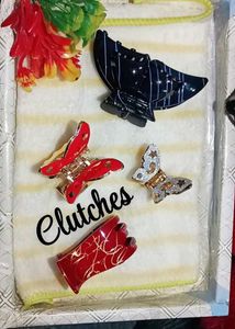 Hair Claw Clips - Set of 4