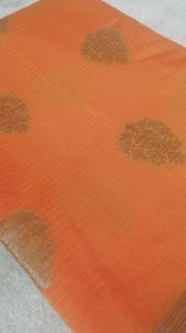 Beautiful saree with copper jari work NWOT