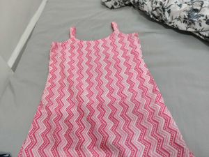 Pink Ethnic Printed Kurti