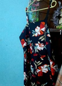 Floral Print Button-Front Mini Dress