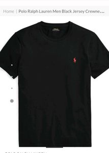 Black Polo T-Shirt