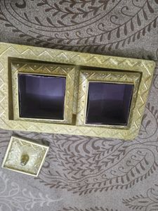 Elegant Gold Decorative Makwana Box