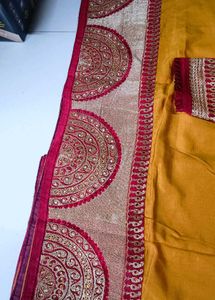 Beautiful Mustard Saree💗💗💗