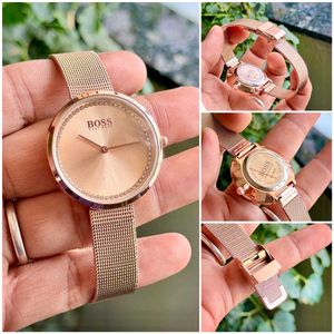 Elegant Gold-Toned BOSS Watch