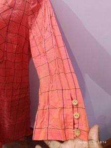 Xl Branded Stylish Orange Kurta
